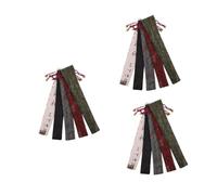 WOFASHPURET 15 Pièces Étui pour Éventail Pliant Coton à Cordon Vintage pour Éventails à Main Protection pour Voyages Festivals et Culturels