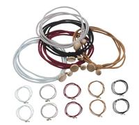 WOFASHPURET 15 Pièces Metal Hair Tie Bracelets For Women Stylish No-damage Ponytail For Thick Long Curly Straight Hair Comfortable Strong Hold