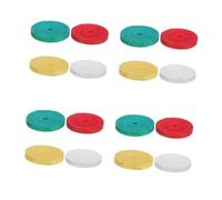 WOFASHPURET 16 Pièces Ruban Métallique Pailleté Polyester Multicolore pour Décoration de Fête Cadeau Bricolage et Ornements de Mariage