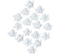WOFASHPURET 18 Pièces Figurines Anges en Résine Dos Plat pour Bijoux Téléphone Portable et Scrapbooking Accessoires Variés Style Aléatoire