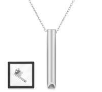 WOFASHPURET 1ensemble Collier Avec Pendentif Sifflet Pour Exercices De Collier De Yoga Ajustable Une Boîte