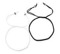 WOFASHPURET 1Paire Bracelets Corde Tressés pour Couple de Bracelets Personnalisés et Accessoire de Mode pour Femmes pour Offrir et Cher