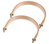 WOFASHPURET 2 Ensembles de Poignées de Théière en Bois U-shaped en Hêtre sans Bavure Résistantes la Chaleur Accessoires de Remplacement pour Bouilloire Cuisine