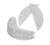 WOFASHPURET 2 Paires Talonnettes Métalliques Semelles Réparation Résistantes Kit Protection Talons Chaussures Homme Anti- Pour Activités Extérieures Travail