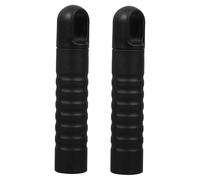WOFASHPURET 2 Pièces Accessoires pour manche de vadrouille pinces à vadrouille balai raclette Hitch à manches pour tracteurs de jardin embout de poignée balayeuse essuie-sol Plastique Noir