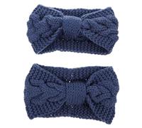 WOFASHPURET 2 pièces Bandeau Cheveux Hiver avec Bouton Bandeau Sport Thermique Léger et Respirant pour Femmes Accessoire Fitness et Yoga Protection Oreilles Confortable