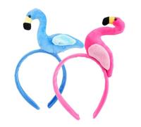 WOFASHPURET 2 Pièces Bandeau Flamant Rose Filles Pour Bandeau De Maquillage Accessoires De Cheveux Chapeaux De Flamants Roses Flamant Rose Flamants Roses Spa Faire La Fête Enfants Plastique