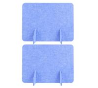 WOFASHPURET 2 Pièces Écran de Partition de Bureau avec Pieds | Installation sans Perçage, Design Minimaliste, Sépare Bureaux et Tables pour Espaces Partagés, Concentration Améliorée