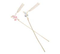 WOFASHPURET 2 Pièces Épingles à Vintage Pompons Étoile et Lot de Accessoires Élégants pour Chignons et Raffinées