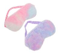 WOFASHPURET 2 Pièces masque pour les yeux pour dormir masque de sommeil de voyage pour voyager mignon couvre-yeux endormi