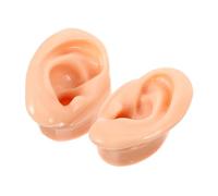 WOFASHPURET 2 pièces Modèles Oreilles Silicone Professionnel pour Affichage de Boucles Oreilles Coloris Accessoires Enseignement pour Pratiques pour Écoles Médicales et Recherches