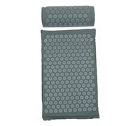 WOFASHPURET 2 pièces Oreiller de Massage Acupuncture Portable avec Tapis Yoga et Housse Coussin Respirant Abs pour Famille Soulagement des Tensions et Stimulation des Points Acupression