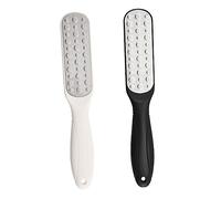 WOFASHPURET 2 Pièces Râpe pour Professionnelle Éliminateur de Callosités et Peau Morte Pédicure à Main Ergonomique Lot de Blanc et Noir pour Soins Lisses
