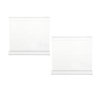WOFASHPURET 2 Pièces Supports de Lecture en Acrylique Transparent pour Tapis de Course, Support pour Tablette, Téléphone et Livre, Dimensions 23 X 10,1 X 20,3 Cm, Accessoire Polyvalent
