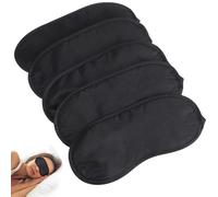 WOFASHPURET 20 Pièces Masque de Sommeil Doux Peau et Protège-yeux Respirant Bande Élastique Confortable à Porter Léger pour Voyage et Train