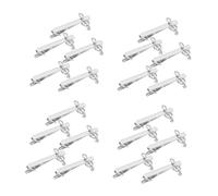 WOFASHPURET 20 Pièces Pince à Cravate Note de Musique Inoxydable pour Hommes Clip Métallique Solide pour Chemises Business Tenue Professionnelle pour Soirées et Événements Spéciaux