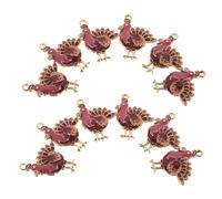WOFASHPURET 24 Pièces Charms Thanksgiving Alliage Pendentifs de Dinde pour Bijoux DIY Colliers Boucles Oreilles Bracelets Accessoires de Fête Automnale et Décorations de Thanksgiving