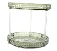 WOFASHPURET 2étage Plateau Rotatif De Rangement à Niveaux Pour Cosmétiques Et Étagère De Bureau Et Salle De Bain