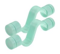 WOFASHPURET 2pcs Butoir de Porte Magnétique pour Machine à Laver Vert en Plastique Support Ventilation Prévention des Odeurs pour Buanderie et Hôtel