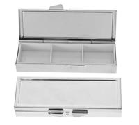 WOFASHPURET 2pièces à Métallique Avec Compartiments Multiples Organisateur De Portable Pour Voyage à Main Et Bureau Et Design Élégant