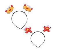 WOFASHPURET 2pièces Bandeau -tête Animaux Cartoon Pour Et Spectacles Accessoire Coquin Crabe Homard