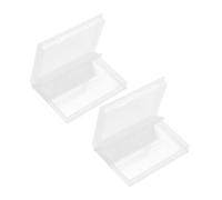 WOFASHPURET 2pièces Boîte De Rangement Portable Pour Accessoires De Manucure Organisateur De Forets à Avec Couvercle Anti-poussière Pour Salon Professionnel Emplacements Pour Forets De