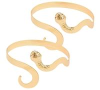 WOFASHPURET 2Pièces Bracelet Manchette à Design Égyptien pour Femme Manchette de Bras Serpent Accessoire Chic pour Toutes Occasions