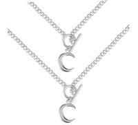 WOFASHPURET 2pièces Colliers Choker Avec Pendentif Lune Bijoux Élégants Pour Et Occasions Spéciales