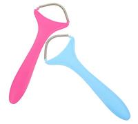 WOFASHPURET 2pièces Épilateur Facial à Ressort Épilateur Manuel Portatif Pour Élimination Des Poils Visage Et Cou Outil Pratique De Beauté Rose Et Bleu