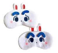 WOFASHPURET 2pièces Masques De Sommeil Kawaii Pour Adultes Et Confortables Et Ajustables Pour Voyage Détente Oculaire