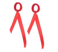 WOFASHPURET 2pièces Ribbons Ties Élastiques Pour Cheveux Accessoires De Coiffure Cosplay Pour Garçon Fille Et Tout-petits