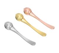 WOFASHPURET 3 Pièces Applicateur de Crème Contour des Yeux avec Métal Masseur Portable pour Réduire Poches, Rides et Ombres Facile à Utiliser Voyage