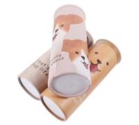 WOFASHPURET 3 Pièces Boîte à Mouchoirs Ronde pour Voiture Lot de Tubes Cylindriques Colorés Distributeur Compact et Robuste Papier Doux et Résistant Rangement Pratique pour Tissues de Voiture