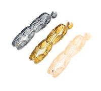 WOFASHPURET 3 Pièces Clips à Cheveux Forme de Nœud Barrette Banane Accessoires de Coiffure avec Finition Mat et pour Attacher Chignon et Queue de Cheval