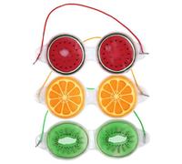 WOFASHPURET 3 Pièces Masques Oculaires Réutilisables Lot De Masques Rafraîchissants Pochons Et Poches En Gel