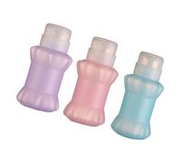 WOFASHPURET 3pièces Flacons De Dissolvant Verrouillables Plastique Pour Vernis à Ongles Avec Système Anti-fuite Et Réserve De Liquide