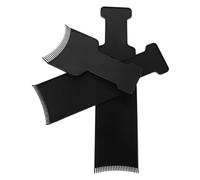 WOFASHPURET 3pièces Planche De Balayage Professionnelle Pour Coloration Cheveux Kit Mèches Salon Et Maison Application Précise Protection Cheveux Plastique Noir Petit Moyen Grand