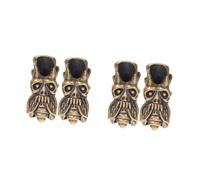 WOFASHPURET 4 Pièces Charms Abeille Vintage Laiton Pendentifs Mini Abeilles pour Bracelets Colliers Boucles Oreilles Accessoires Métal pour Fabrication de Bijoux DIY Unité et Diligence
