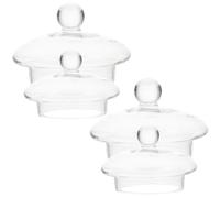 WOFASHPURET 4 Pièces Couvercles pour Infuseurs à Thé en Matériaux, Résistants à L'usure, Compatibles Théières Rondes de 600ml et 1000ml pour Dégustation de Thé