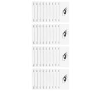 WOFASHPURET 4 pièces Plateau Extension de Cils Acrylique avec Support Stable et Surface Polie Palette de Maquillage Portable à Main pour Salon et Organisation de Greffe de Cils