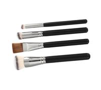 WOFASHPURET 4pièces Coffret Fond De Teint Et Correcteur Brosses De Maquillage Multi-usages Accessoires Cosmétiques Outils De Maquillage