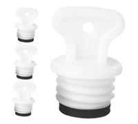 WOFASHPURET 4pièces Couvercle De Bouteille Eau Chaude Étanche Avec Bouchon Caoutchouc Remplacement Pratique Pour Scellement Facile Et