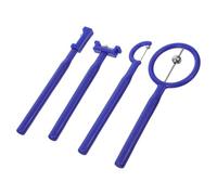 WOFASHPURET 4pièces Entraîneur De Langue Pour Garçon Fille Outil Exercice Buccal Appareil De Thérapie Orthophonique Exercice De Mâchoire Renforcement Musculaire Flexible Et Précis