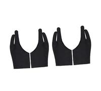 WOFASHPURET 4pièces Gants De Dessin Anti-Sueur pour Paquet De Gants à Deux Doigts Spandex Confortables Et Respirants