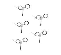 WOFASHPURET 5 Pièces Poignée de Contrôle Ergonomique pour Galvanisé Renforcées pour Manipulation Facile à Domicile et Intégration Fluide avec Table de Repas