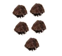 WOFASHPURET 5 Pièces Wig For Men Short Natural Look Synthetic Hairpiece Comfortable Lightweight Hair For Business Meetings And Daily Wear