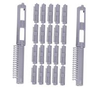 WOFASHPURET 50 Pièces Tiges de Permanente Plastique Ensemble pour Longs et Courts Outils de Curling pour Volumineuses et Dynamiques Accessoires