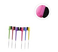 WOFASHPURET 6 pièces Brosse Sourcils Double Face Portable Peigne Multifonction Outils Maquillage Femmes Mix Couleurs