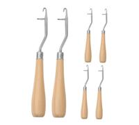 WOFASHPURET 6 Pièces Outil de Crochet pour Dreadlocks de Aiguilles à Tricoter Ergonomiques Parfait pour Réparation de Perruques et Création de Tresses Accessoire pour Travaux Artisanat