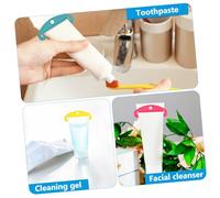 WOFASHPURET 6 Pièces Presse-tubes Dentifrice et Crème Plastique Outil Anti-gaspillage pour Tubes de Dentifrice Gel Visage Sauce et Pigment Accessoire Pratique pour Usage Quotidien